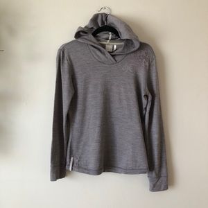 Icebreaker Gray Hoodie Sweatshirt
